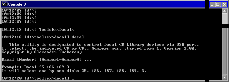 Dacal CD Library screenshot